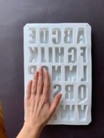 26 Large Uppercase Alphabet Letter Silicone Mold - Image 3