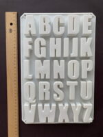 26 Large Uppercase Alphabet Letter Silicone Mold - Image 2