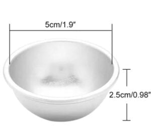 Metal Bath Bomb Mold (4 pieces) - Image 5
