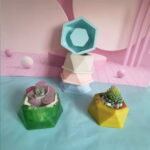Mini Hexagone Candle Holder Mold - Image 4
