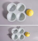 4 Cell Silicone Mold Half Sphere - Image 3