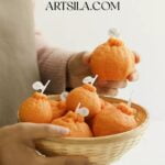 Orange & Mandarin Shaped Candle Mold - Image 3