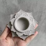 Blooming Lotus Shape Candle Holder Mold - Image 5