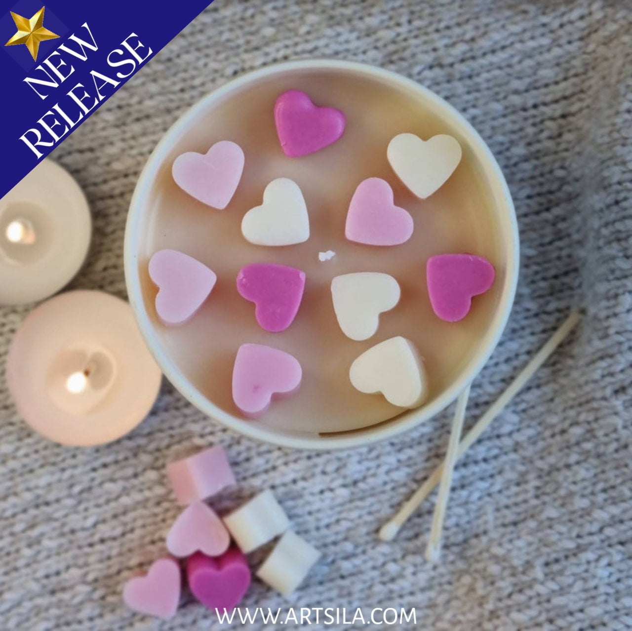 5 Pieces Thank You Red Color Stickers – Artsila