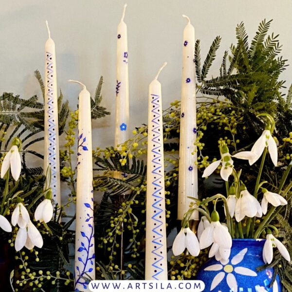 26cm high Acrylic Taper Candle Mold