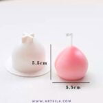 Peach Shape Candle Mold - Image 3