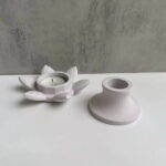 Rose Shape Candle Holder Mold - Image 3