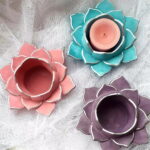 Lotus Shape Candle Holder