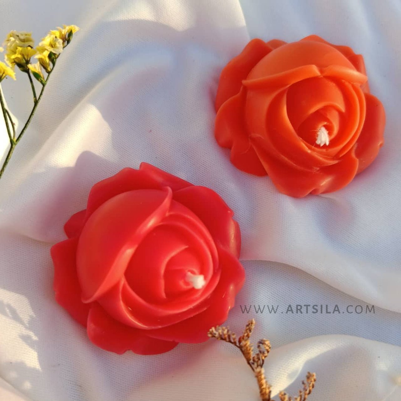 Rose Shape Candle Mold – Artsila