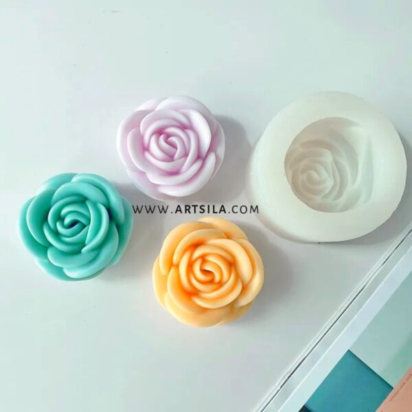 Small Rose Shape Candle Mold