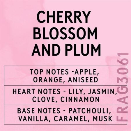 CHERRY BLOSSOM & PLUM FRAGRANCE OIL 100ml - Image 3