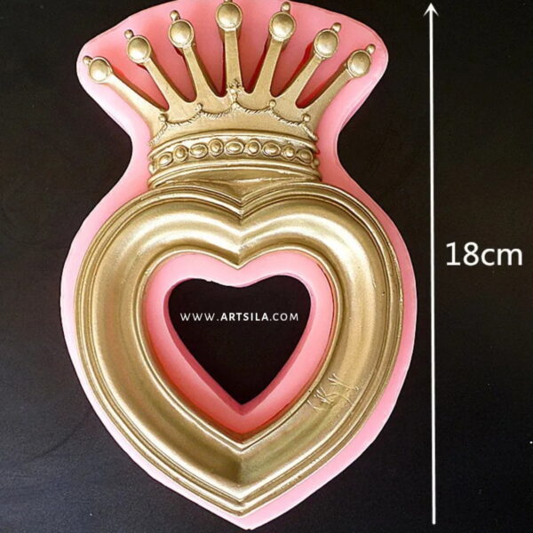 Large Heart Shape Frame Mold