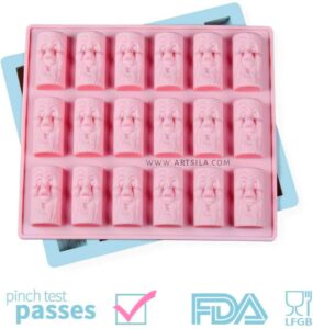 18 Cavities Man Tree Face Wax Melts Mold - Image 6