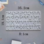 26 English Alphabet Letter Number Mold - Image 4