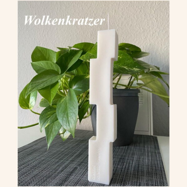 Wolkenkratzer Pillar Candle Mold