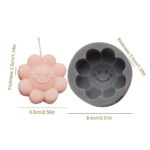 Simley Flower Happy Daisy Candle Mold - Image 2