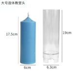 17,5×6cmPointed Top Cylindrical Candle Mold - Image 2