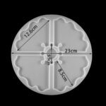 4 Coasters Resin Silicone Mold - Image 2
