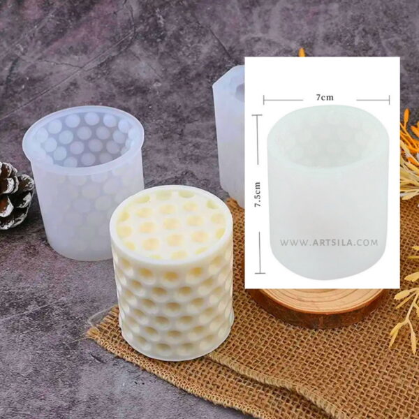 Bubble Cylinder Silicone Mold