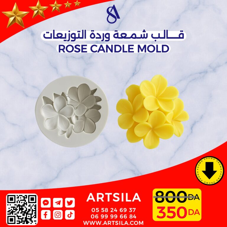 Rose Shape Candle Mold