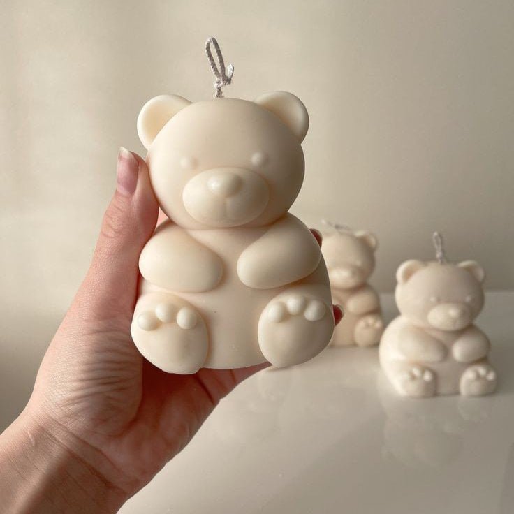 Big Teddy Bear Candle Mold – Artsila