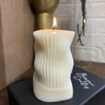 Wave Pillar Candle Mold