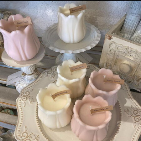 Tulip Rose Candle Mold