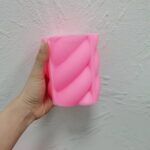 Big Ribbed Swirl Twisted Candle Mold - Image 2