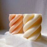 Big Ribbed Swirl Twisted Candle Mold - Image 8