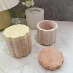 Big Flower Shape Pot Mold + Lid