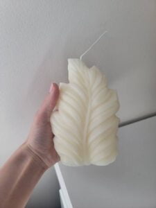 Large Luxury Palm Leaf Candle Mold - Image 3