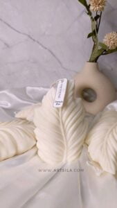 Large Luxury Palm Leaf Candle Mold - Image 8