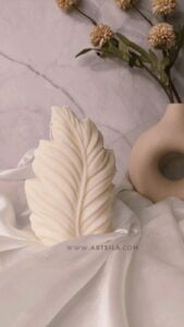 Large Luxury Palm Leaf Candle Mold - Image 10