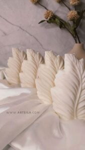 Large Luxury Palm Leaf Candle Mold - Image 6