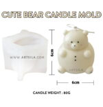 New Cute Bear Shape Candle Mold - Image 8