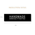16 pcs " Hand Made " Decoration Sticker - Image 2