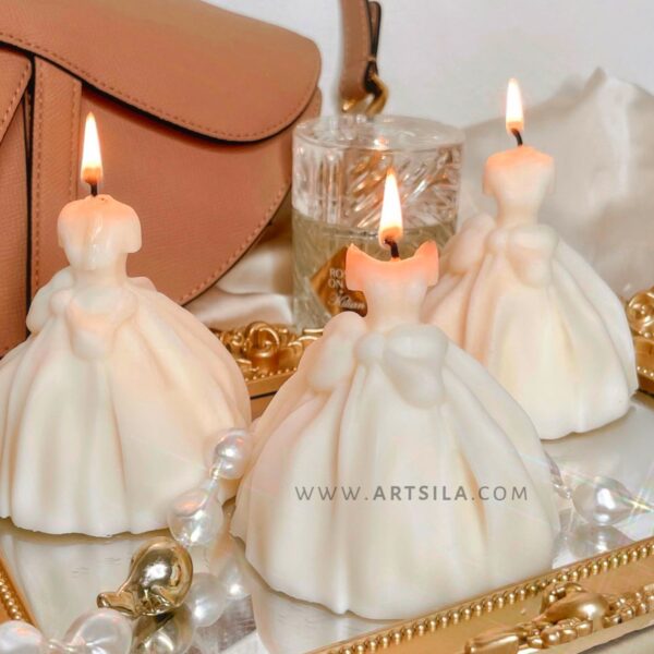 Wedding Dress Candle Mold