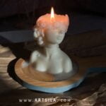 Candle Silicone Mold Beauty Body Shy Blindfolded - Image 3