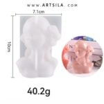 Candle Silicone Mold Beauty Body Shy Blindfolded - Image 6