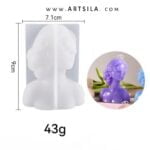 Candle Silicone Mold Beauty Body Shy Blindfolded - Image 7