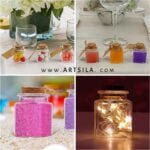 Square Glass Treat Jar with Cork Top - Image 5