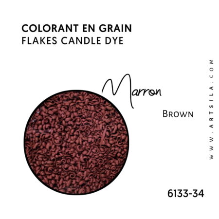 10g Flakes Candle Dye - Brown