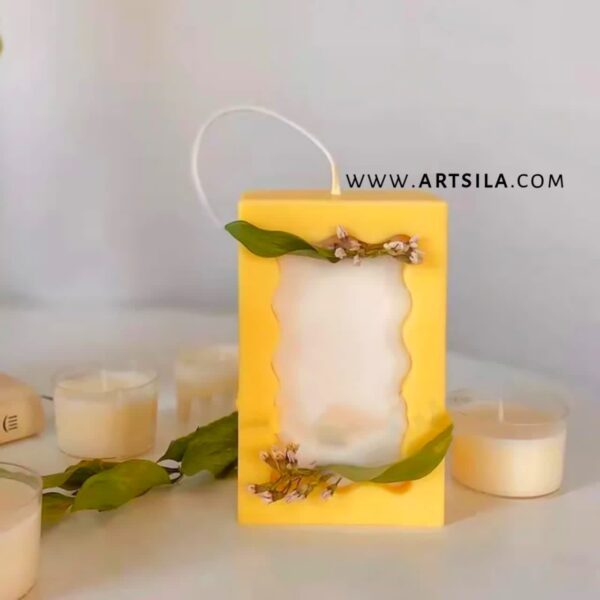 Unique frame candle mold
