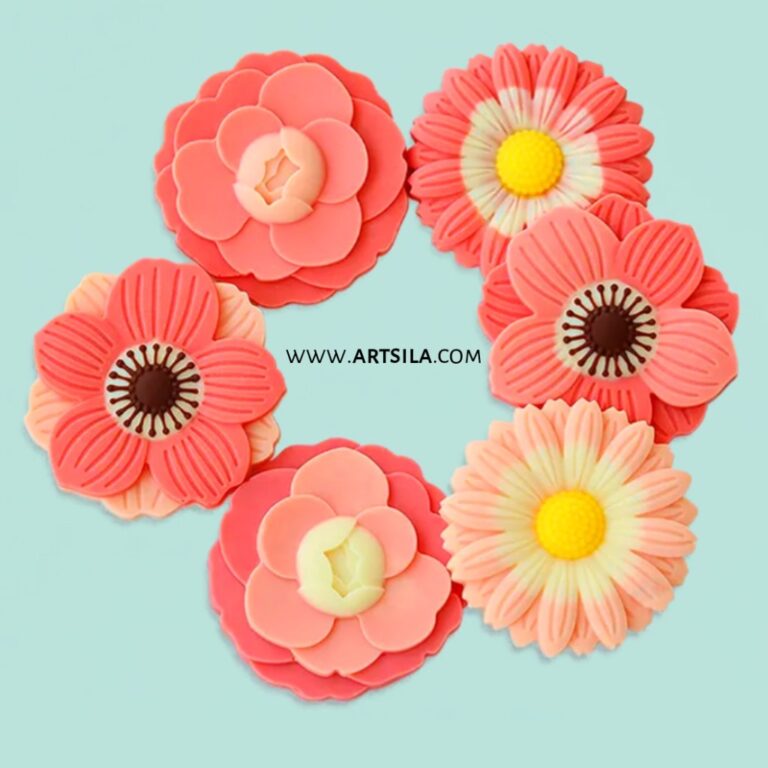 Unique Rose Shape Candle Mold