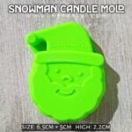 Snowman Shape Candle Mold - Image 3