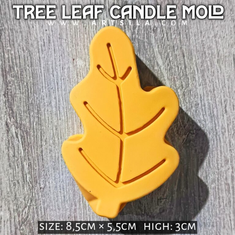 Tree Leaf Candle Mold