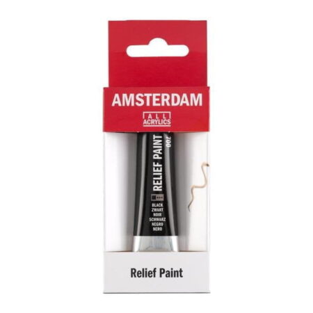 Acrylic Relief Paint - BLACK
