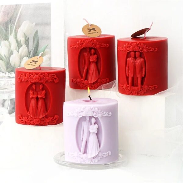 Big Weeding Candle Pillar