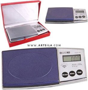 Precision Electronic Digital Scale with LCD Display from 0.1 to 500 grams