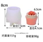 Bouquet of roses Shape Candle Mold - Image 6